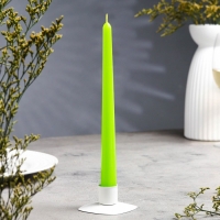 Свеча античная ароматическая "Яблоко", 2,3х 24,5 см, 5 ч, 55 г, зеленая