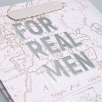 Пакет подарочный крафтовый квадратный, упаковка, &laquo;Весь мир твой&raquo;, 22 х 22 х 11 см