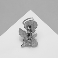 Брошь-оберег &laquo;На счастье малышу&raquo;, цветная в серебре