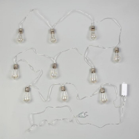 Гирлянда «Нить» 3 м с насадками «Лампа», IP20, прозрачная нить, 80 LED, свечение мульти, 8 режимов, 220 В Гирлянда «Нить» 3 м с насадками «Лампа», IP20, прозрачная нить, 80 LED, свечение мульти, 8 режимов, 220 В