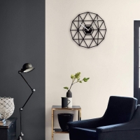 Часы настенные из металла "Паутина", бесшумные, d-30 см, АА Часы настенные из металла "Паутина", бесшумные, d-30 см, АА