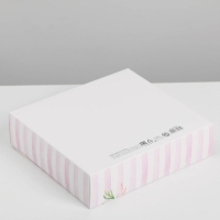 Коробка подарочная, упаковка, «Весны в душе», 20 х 18 х 5 см, БЕЗ ЛЕНТЫ Коробка подарочная, упаковка, «Весны в душе», 20 х 18 х 5 см, БЕЗ ЛЕНТЫ