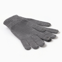 Перчатки мужские, цвет тёмно-серый, размер 22 Перчатки мужские, цвет тёмно-серый, размер 22