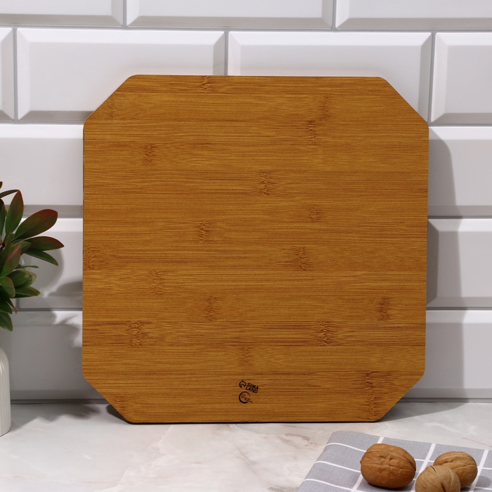 Менажница, набор 2 шт., дерево &laquo;Посуда Уют &raquo;, монстера 30х30 см., менажница 30х30 см.