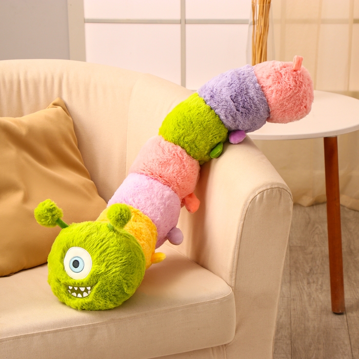 Мягкая игрушка &laquo;Гусеница&raquo;, 75 см, разноцветная