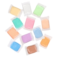 Лёгкий пластилин &laquo;Лепи легко&raquo;, набор 12 шт., нежные цвета, с экстрактом мяты