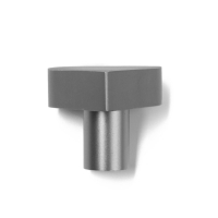 Ручка кнопка мебельная &ldquo;HEART&ldquo;, цвет серый