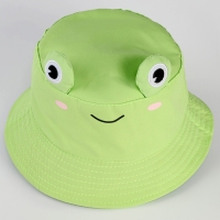Панама детская для девочки &laquo;Лягушка&raquo;, с глазами, р-р 54см