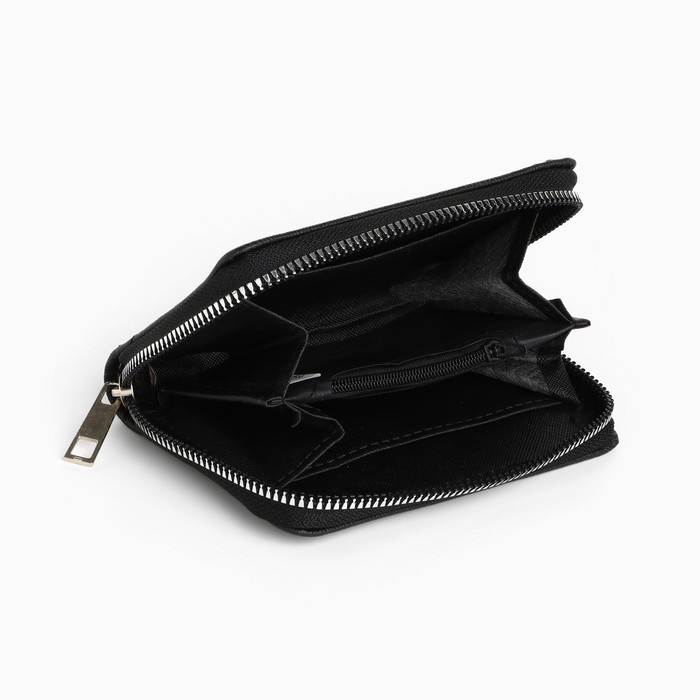 Кошелёк женский NK, 12х8 см, цвет чёрный Кошелёк женский NK, 12х8 см, цвет чёрный