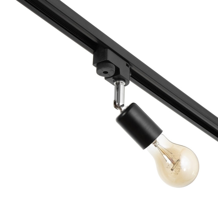 Светильник трековый "Спот" Е27 40Вт черный 3,5х5,5х15см