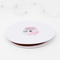 Лента бархатная, 6 мм, 18 &plusmn; 1 м, цвет бордовый №43