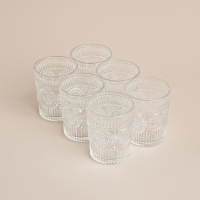 Набор стаканов стеклянный SL Home &laquo;Ларго&raquo;, 300 мл, 8&times;10 см, цвет прозрачный