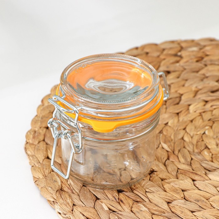 Банка стеклянная для сыпучих продуктов Optima, 240 мл, с бугельным замком