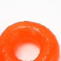 Игрушка жевательная "Кольцо" прозрачная, PP, 6,7 х 2 см, оранжевая Игрушка жевательная "Кольцо" прозрачная, PP, 6,7 х 2 см, оранжевая