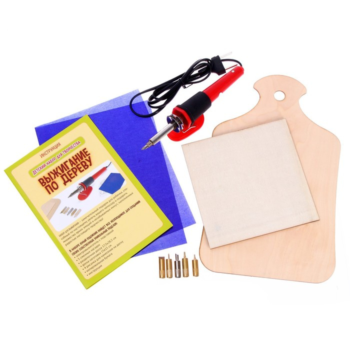 Набор для выжигания и росписи по дереву &laquo;Поиграем!&raquo;