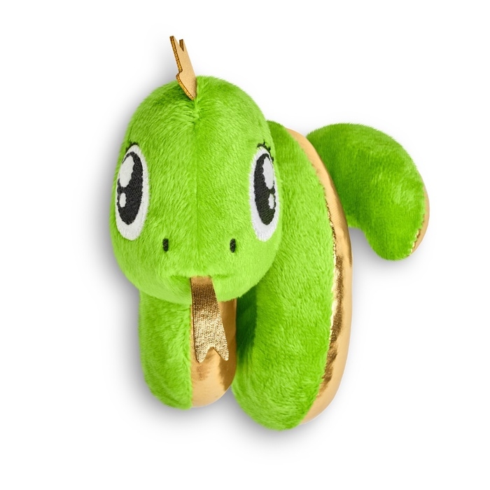 Мягкая игрушка змея &laquo;Золотая принцесса&raquo;, 17 см