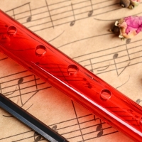 Блокфлейта Music Life, 8 отверстий, немецкая система, красная Блокфлейта Music Life, 8 отверстий, немецкая система, красная