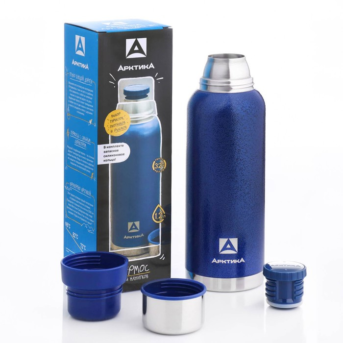 Термос Термос "Арктика", 106, 1.2 л, сохраняет тепло 32 ч