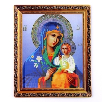 Алмазная вышивка «Неувядаемый цвет», 21 × 25 см, холст, ёмкость, с частичным заполнением Алмазная вышивка «Неувядаемый цвет», 21 × 25 см, холст, ёмкость, с частичным заполнением