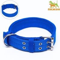 Ошейник четырехслойный, 64 х 4 см, ОШ 50-58 см, полиэстер, синий Ошейник четырехслойный, 64 х 4 см, ОШ 50-58 см, полиэстер, синий