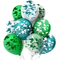Шар латексный 12" &laquo;Камуфляж&raquo;, 5-сторонний, набор 5 шт.