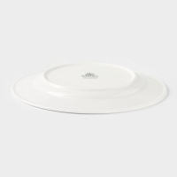 Тарелка фарфоровая обеденная Wilmax Stella Pro, d=25,5 см, цвет белый