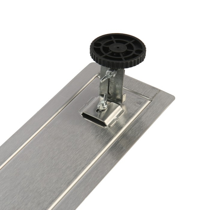 Трап ZEIN, c флaнцeм свободного вращения 360&deg;, 7х70 см, d=40/50 мм, нерж. сталь, сатин