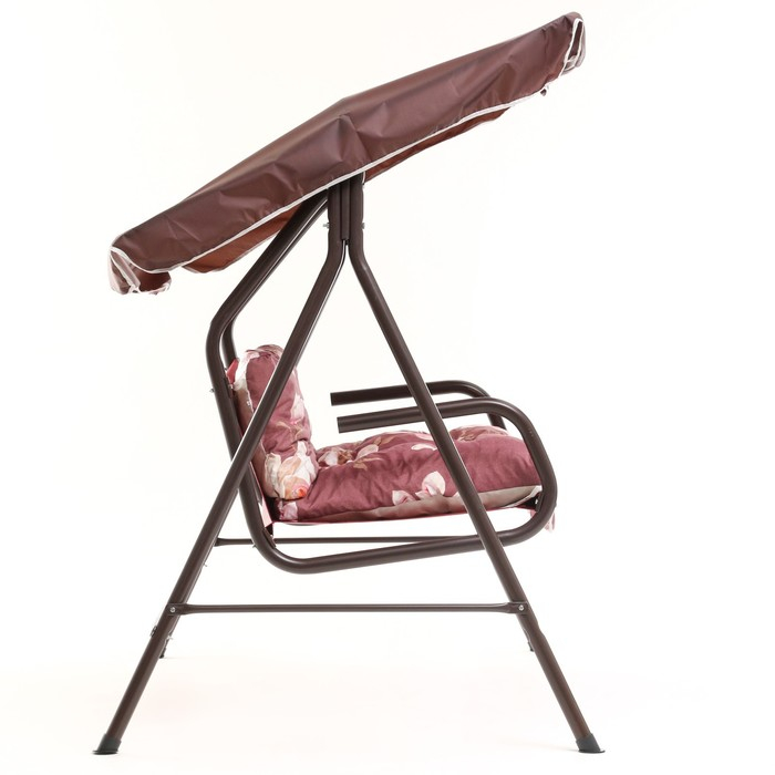 Качели садовые Качели садовые "Муза" 120 х 190 х 150 см, макс. нагрузка 180 кг, красный