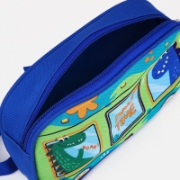 Сумка поясная детская для девочки &laquo;Динозаврики&raquo; 20х11х4см