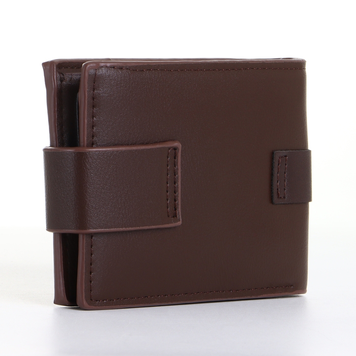 Портмоне мужское на магните, цвет коричневый Портмоне мужское на магните, цвет коричневый