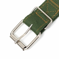 Ошейник брезентовый с подкладом, 72 х 3,5 см, хаки
