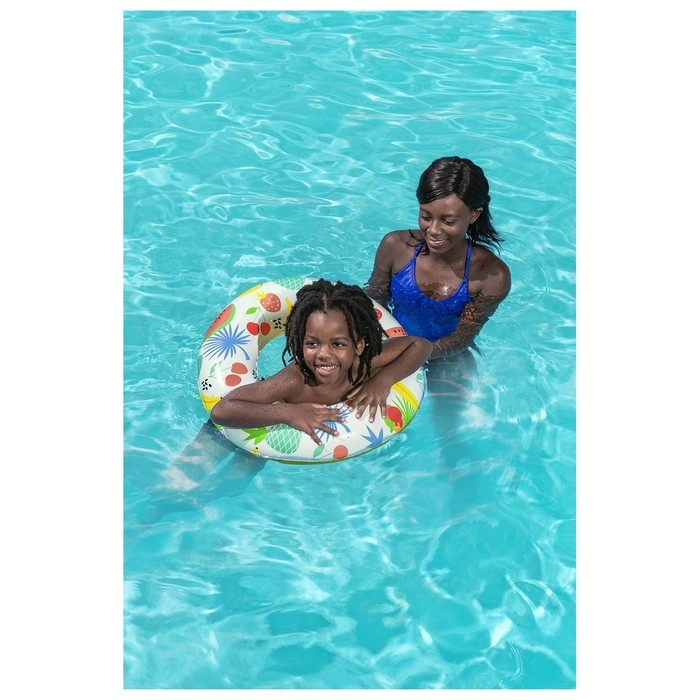 Круг надувной для плавания &laquo;Тропики&raquo;, d=61 см, от 3-6 лет, цвет МИКС, 36014 Bestway
