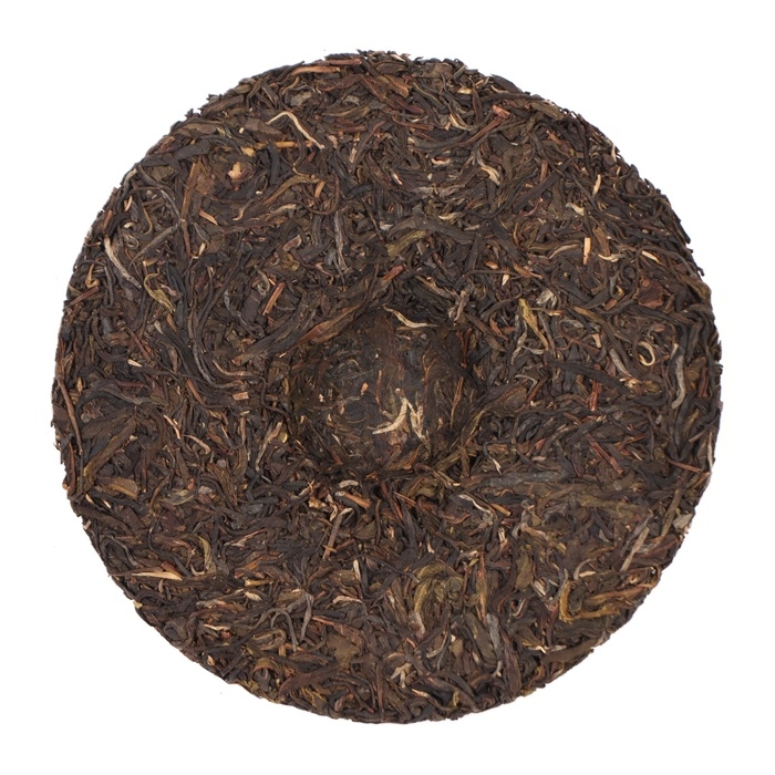 Чай китайский зелёный "Шен Пуэр Лаобаньчжан", 357 г, 2022 г, Мэнхай, блин