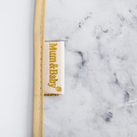 Нагрудник для кормления &laquo;My diamond&raquo; непромокаемый на липучке, с карманом