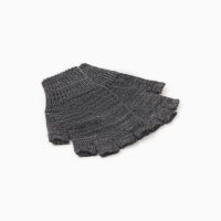 Перчатки (митенки) мужские, цвет серый, р-р 20