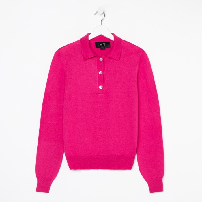 Джемпер поло MIST, р. 44-46, розовый