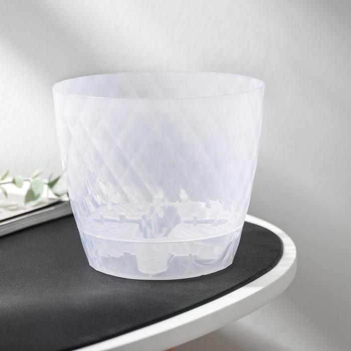 Горшок для цветов с прикорневым поливом &laquo;Румба&raquo;, 1 л, цвет прозрачный