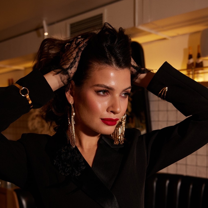 Браслет металл &laquo;Афина&raquo; кольцо, цвет золото