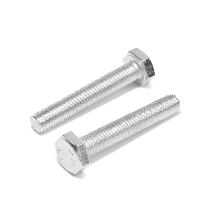 Болт ТУНДРА, оцинкованный, DIN 933, класс прочности 8.8, М10х60 мм, 5 кг Болт ТУНДРА, оцинкованный, DIN 933, класс прочности 8.8, М10х60 мм, 5 кг