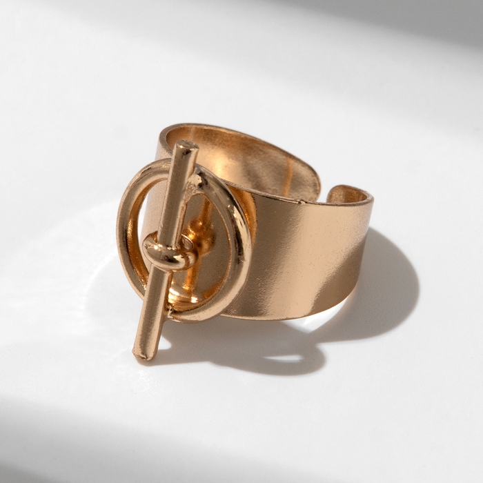 Кольцо &laquo;Узел&raquo; диаметр, цвет золото, безразмерное