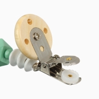 Держатель для соски - пустышки &laquo;Радуга&raquo;, деревянный, цвет бирюзовый