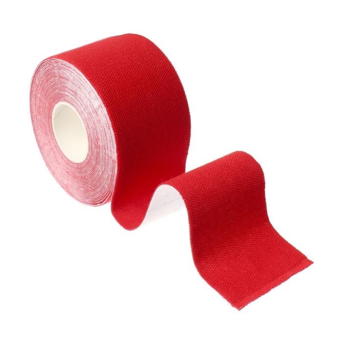 Кинезио - тейп, 3,8 см &times; 5 м, цвет красный