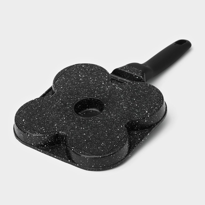 Сковорода-оладница Доляна Petit, d=18 см, индукция, цвет чёрный