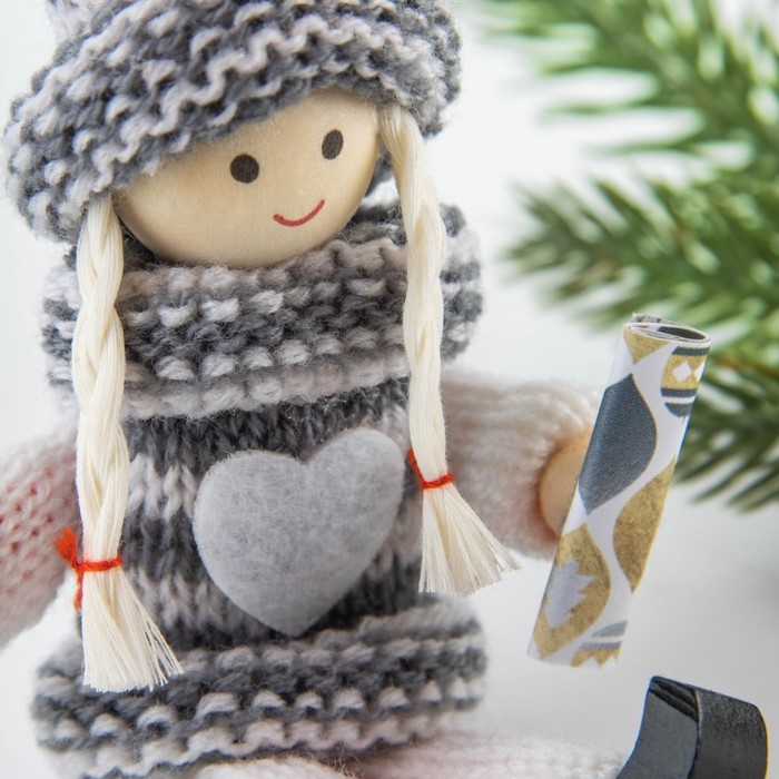 Ёлочная игрушка новогодняя новогодняя &laquo;Новый год: Снежных радостей&raquo;, 14 см х 7 см х 3 см