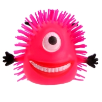 Мяч детский резиновый ёжка световой &laquo;Монстрики&raquo;, цвета МИКС , в шоубоксе