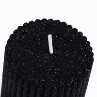 Новогодняя свеча-столбик с блестками &laquo;Новый год: Новогодних чудес&raquo;, 8,5 х 6 см