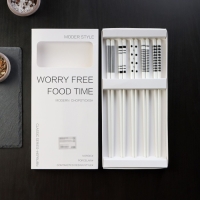 Набор керамических палочек для суши «Геометрия», 10 предметов, h=24,5 см Набор керамических палочек для суши «Геометрия», 10 предметов, h=24,5 см