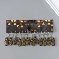 Брелок металл "Слон Эмира" бронза 2,2х4,6х0,6 см