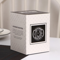 Подстаканник &laquo;V&raquo;, d=72 мм, никелированный, с чернением