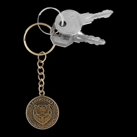 Брелок для ключей , металлический, оберег &laquo;Антисглаз&raquo; диам. 2,5 см